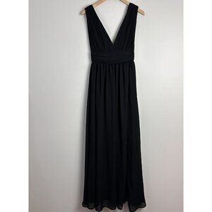 Lulus Heavenly Hues Black Maxi Dress Size S Formal Prom Wedding Banquet